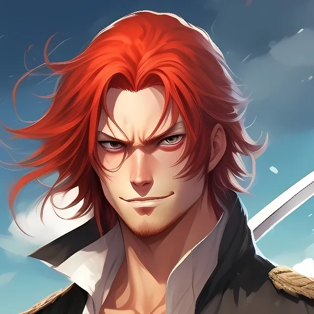 chat with ai character: Red hair shanks