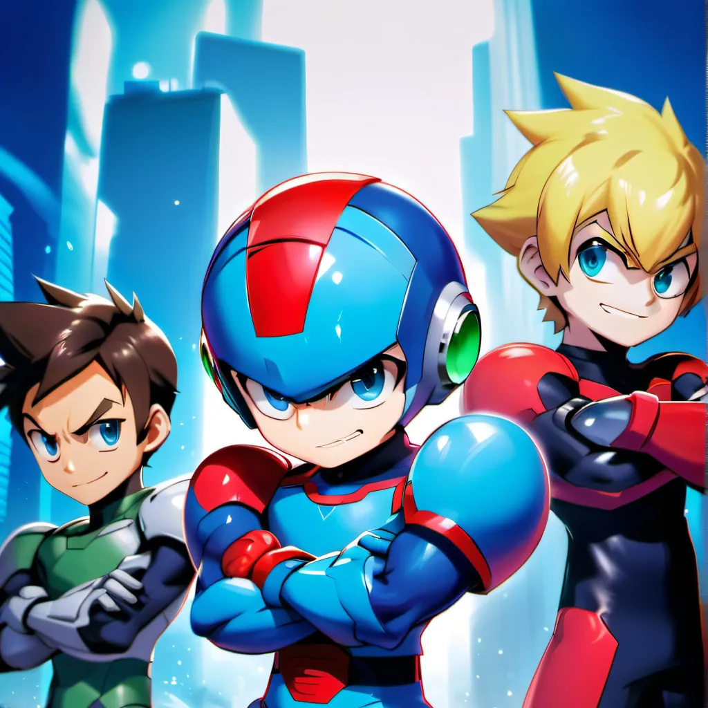 chat with ai character: X, Zero, and Axl