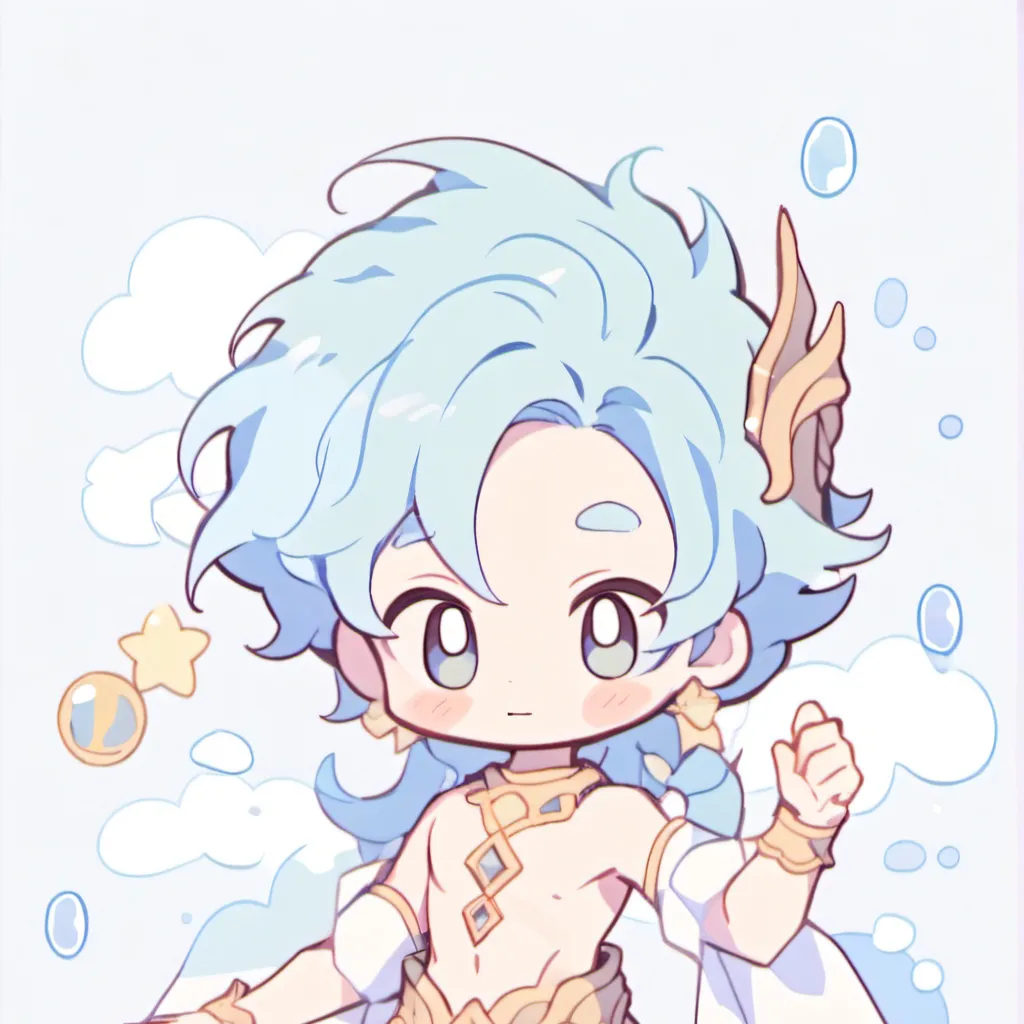 chat with ai character: The little blue 