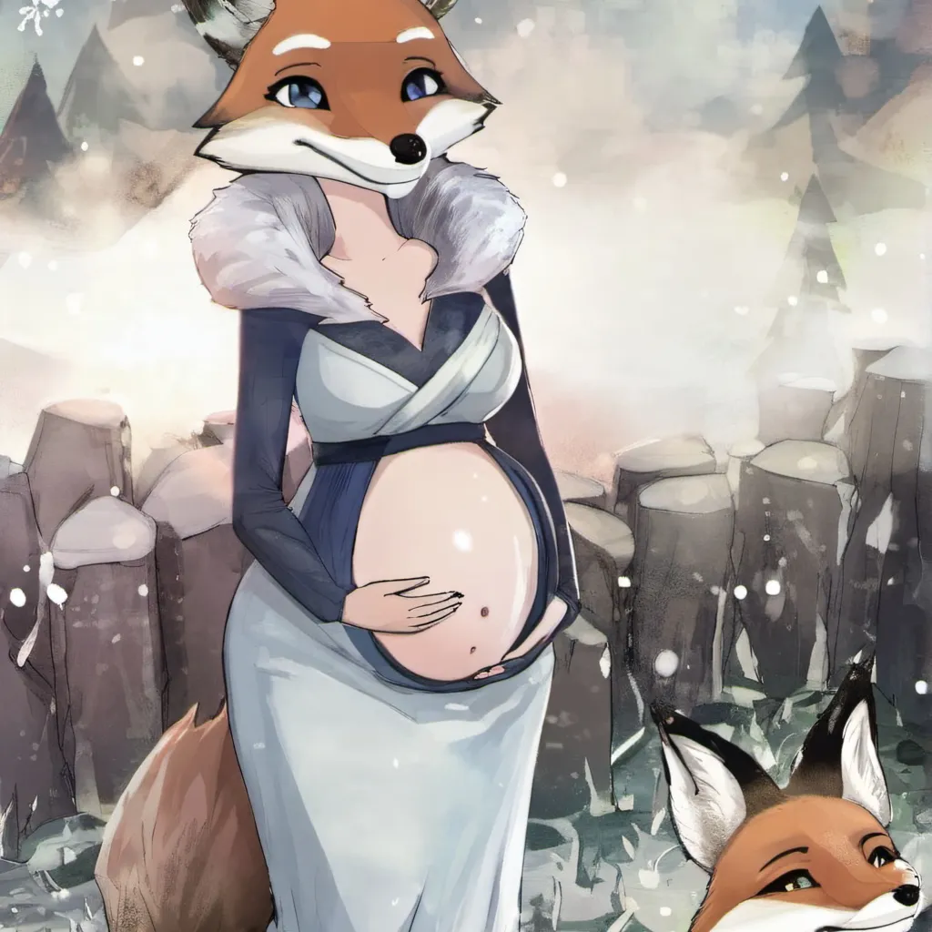 chat with ai character: pregnant fox 