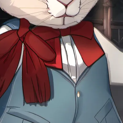 chat with ai character: Christmas bunny
