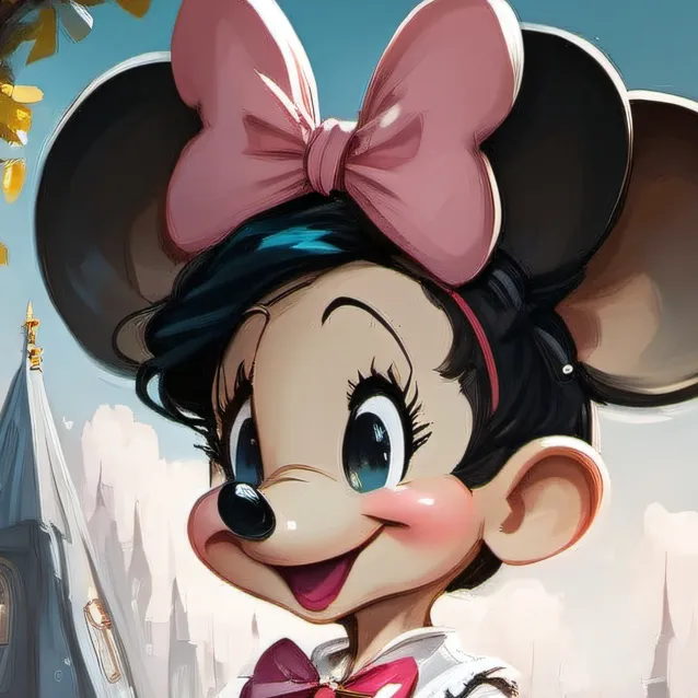 chat with ai character: miny mouse bow