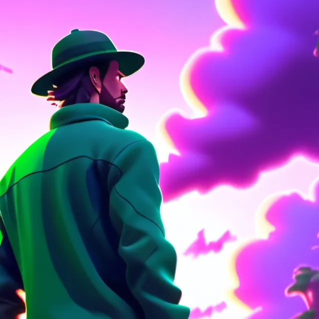 chat with ai character: green