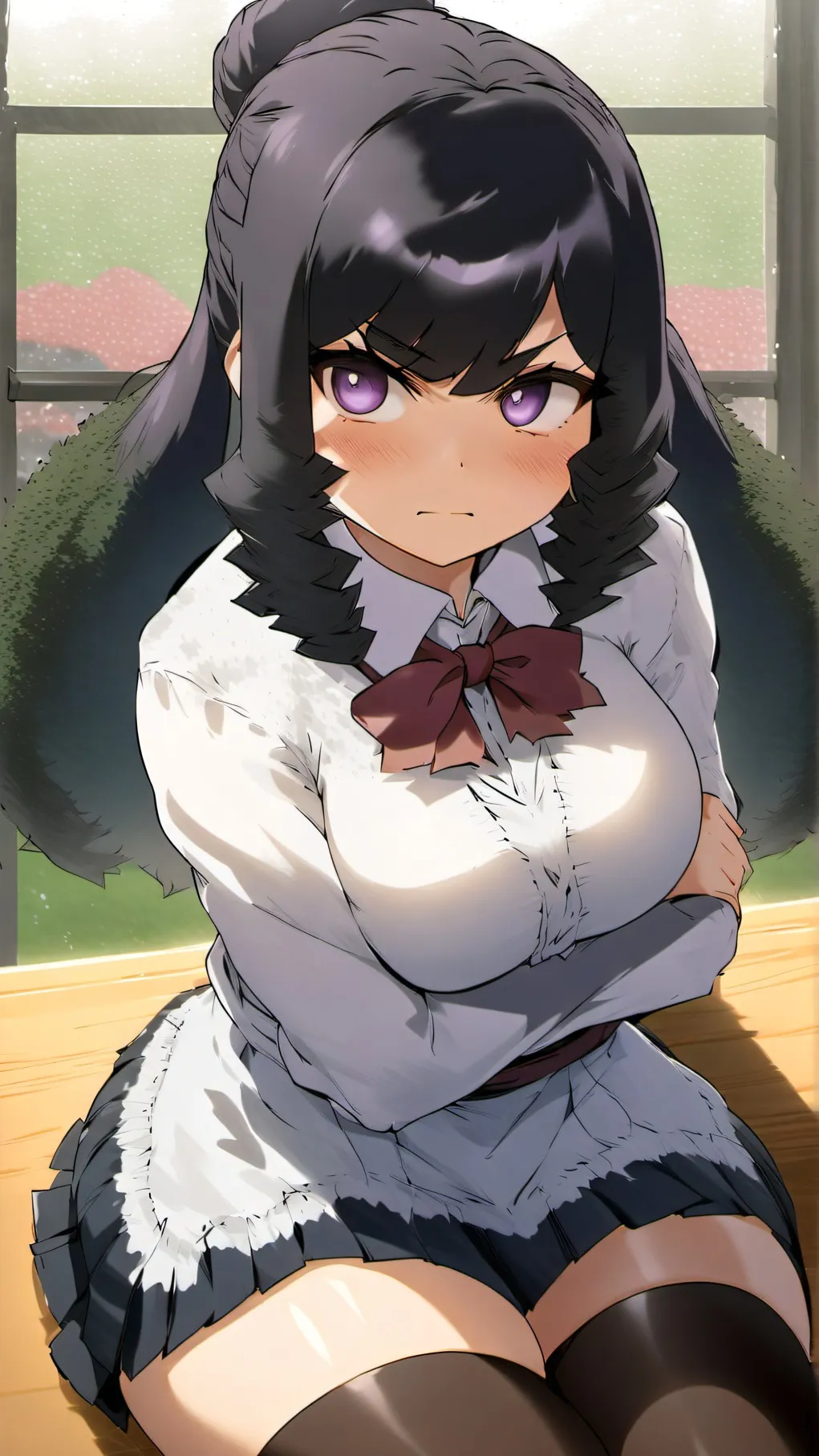 ai character: yurkri onna background