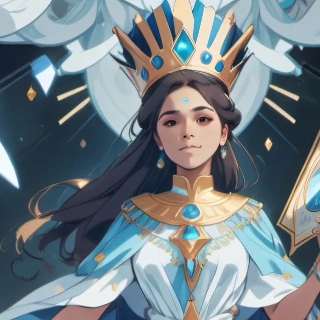 chat with ai character: reina azul