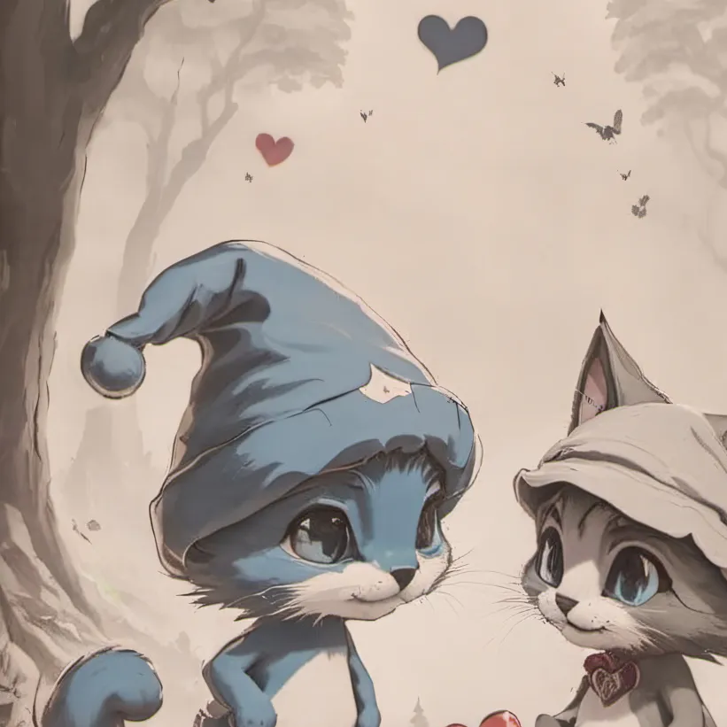 chat with ai character: Smurf cat