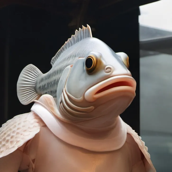 chat with ai character: fish man