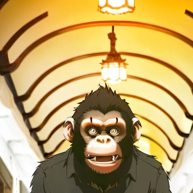 chat with ai character: black monkey 