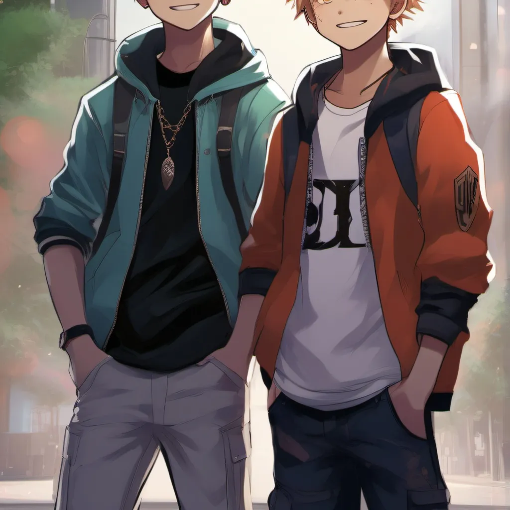 chat with ai character: boku and bakugo