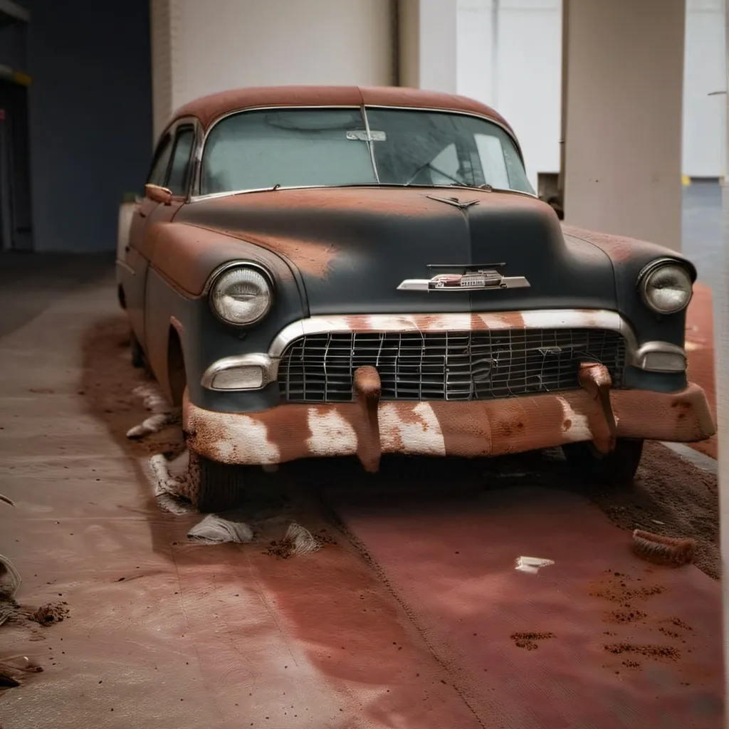 chat with ai character: Old car