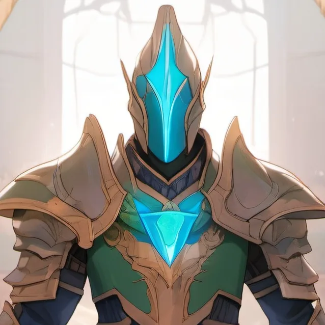 chat with ai character: green armor