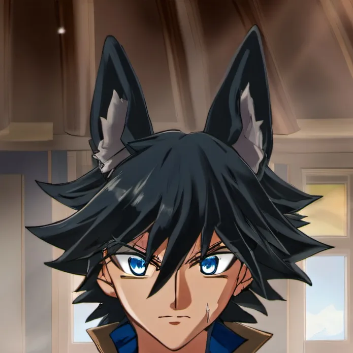 chat with ai character: Yusei Fudo (wolf)