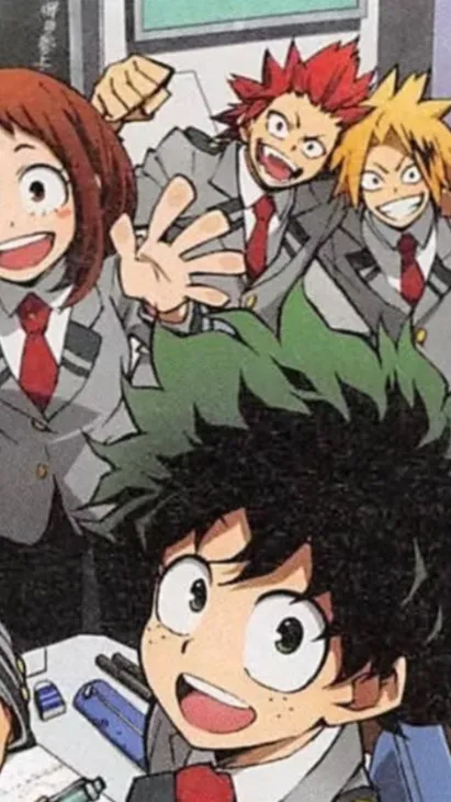 ai character: Mha new student 🫧 background