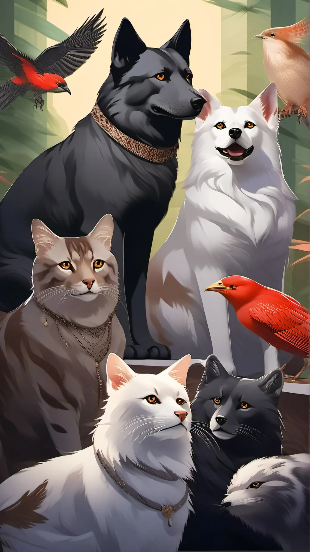 ai character: Cattime background