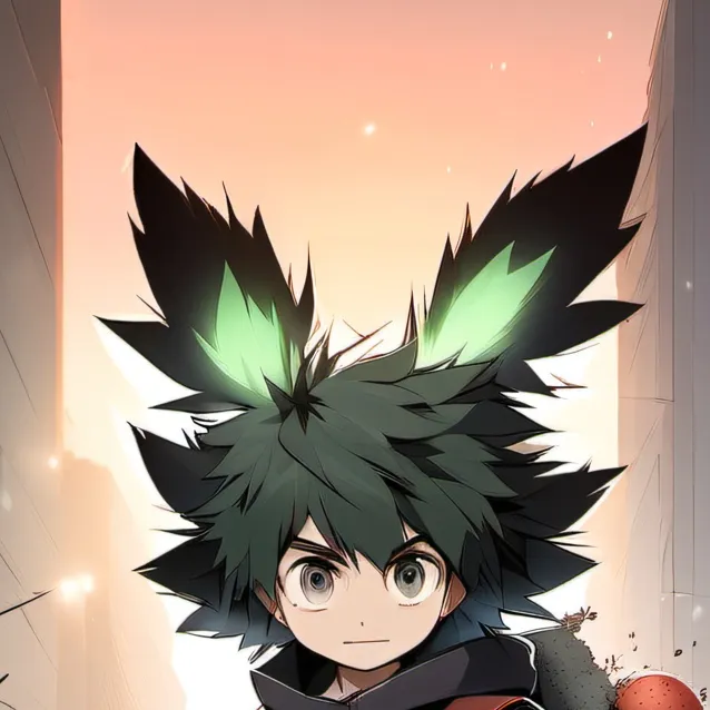 chat with ai character: bunny hybrid deku