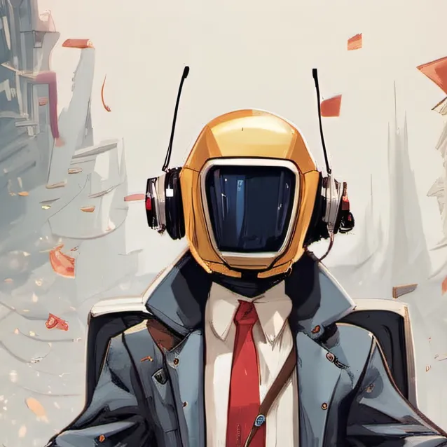 chat with ai character: computer man