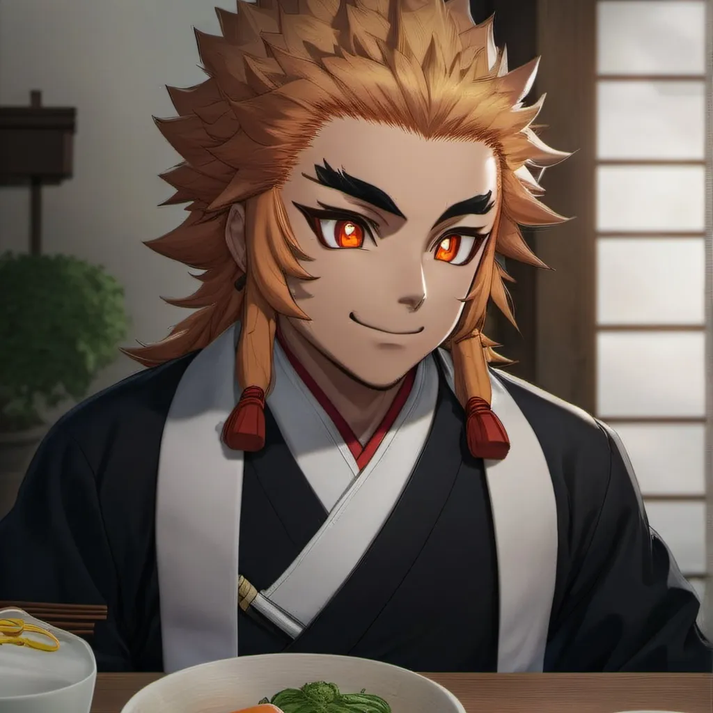 chat with ai character: Kyoguro Rengoku