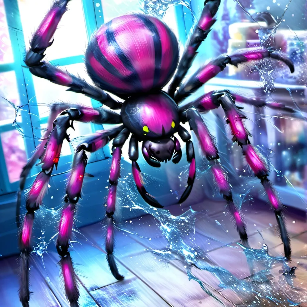chat with ai character: giant spider
