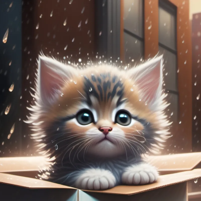 chat with ai character: Abandoned Kitten