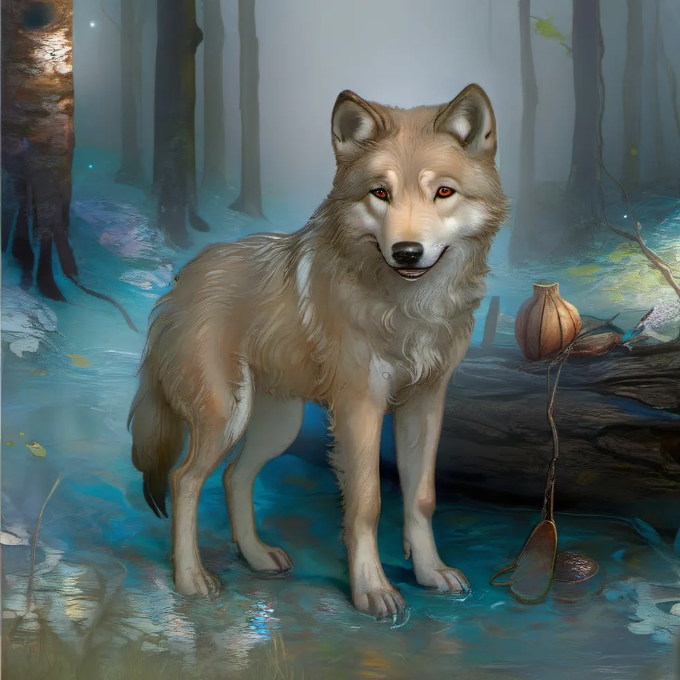 chat with ai character: wolfie