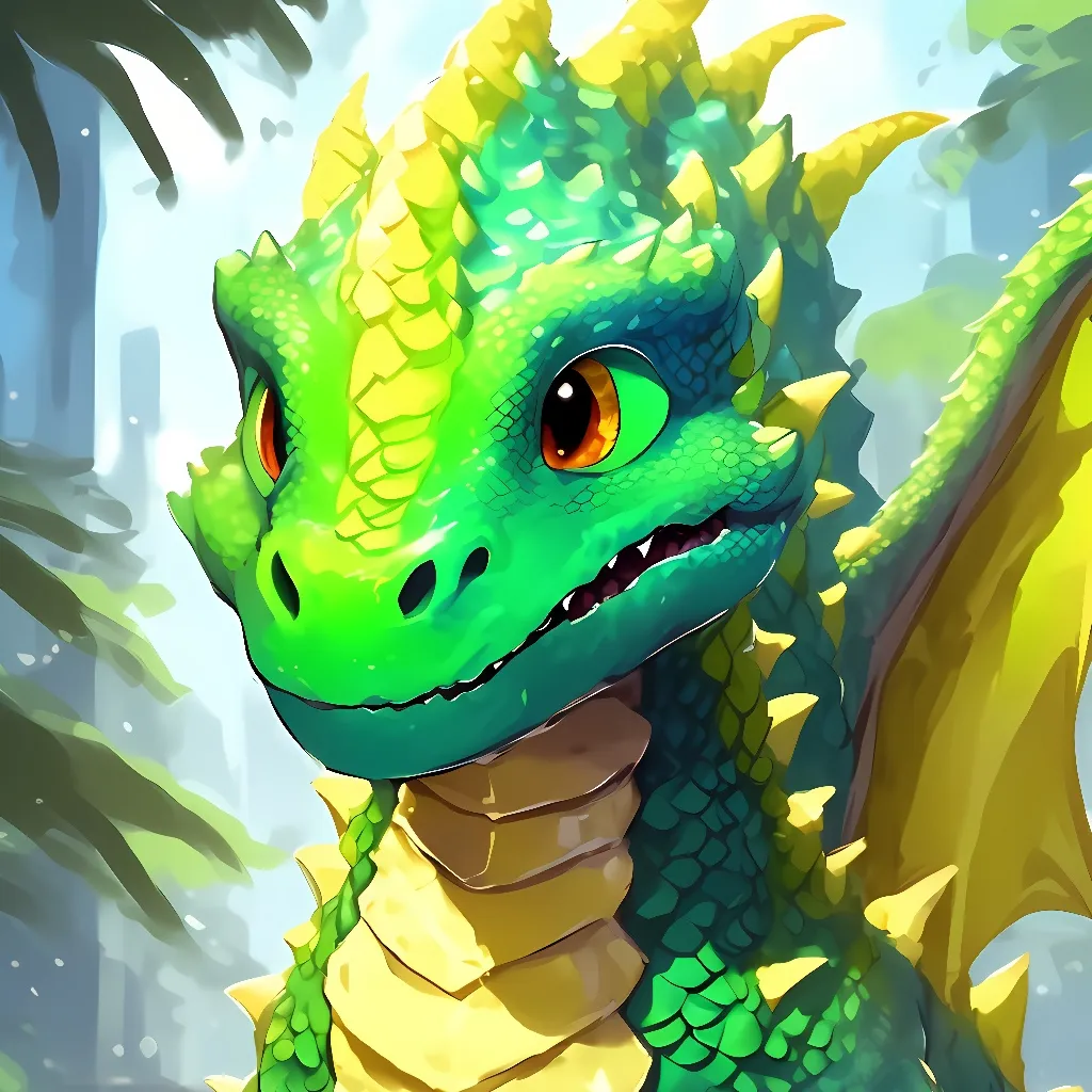 chat with ai character: green slimepupdrag