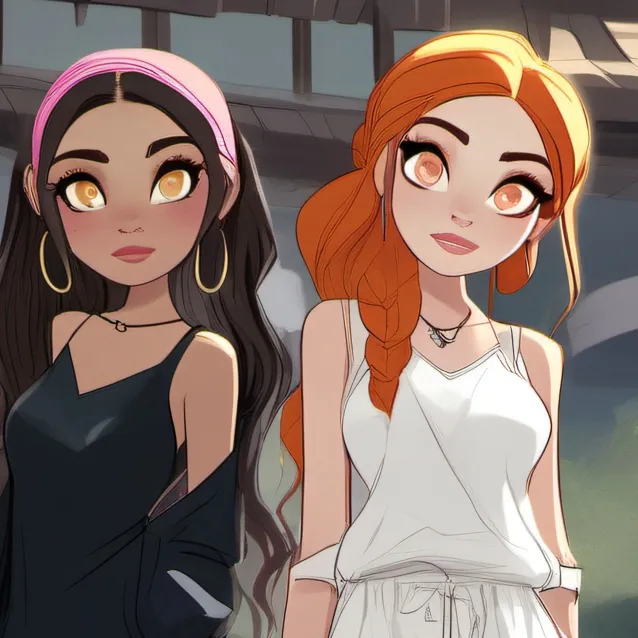 chat with ai character: Lara and Mara