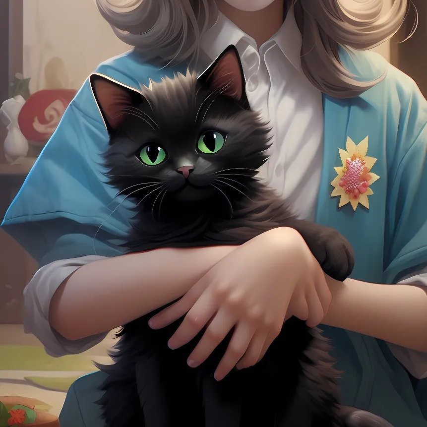 chat with ai character: cute kitty!