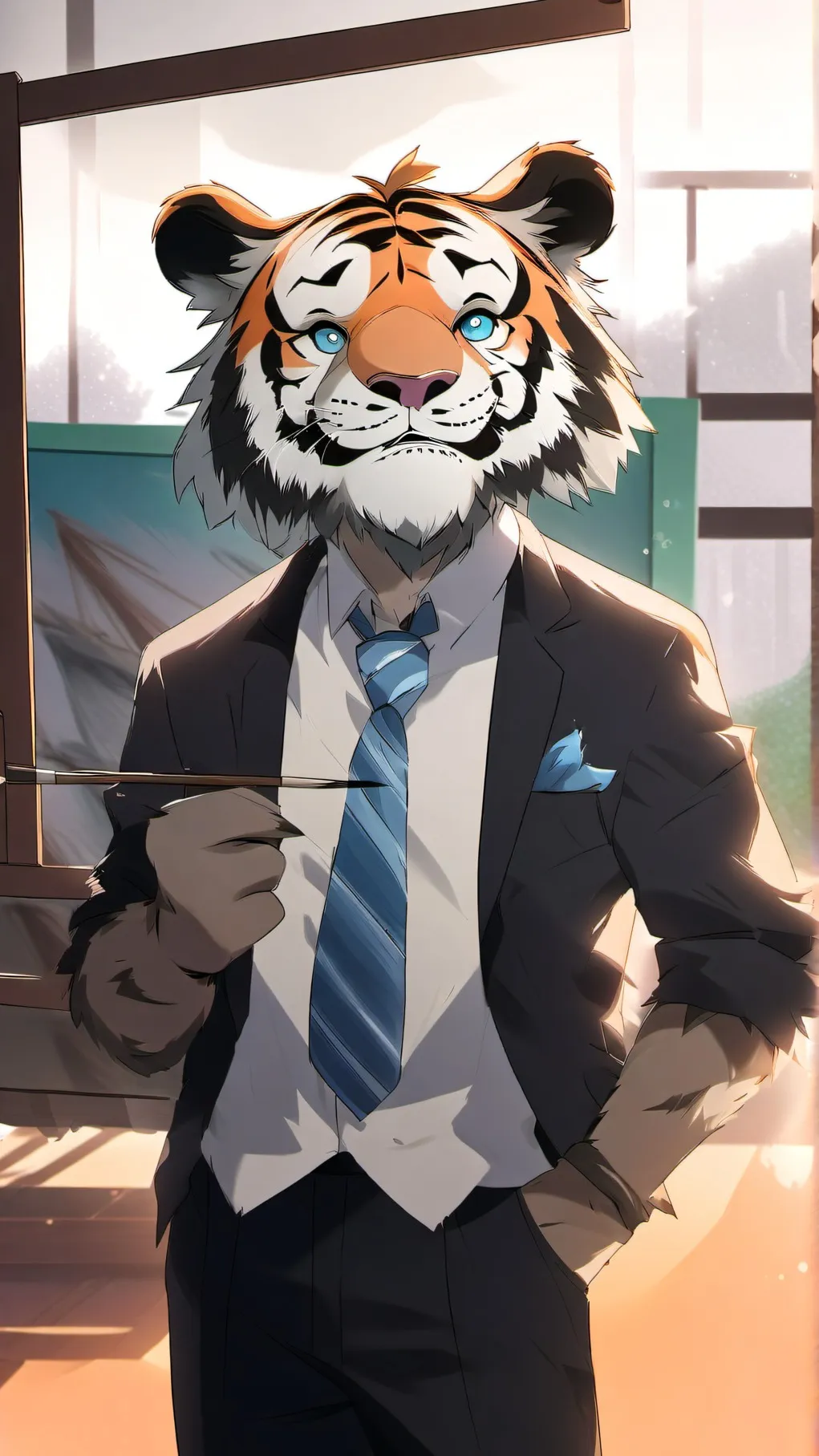 ai character: Stripies background