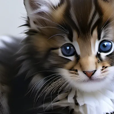 chat with ai character: Baby main coon