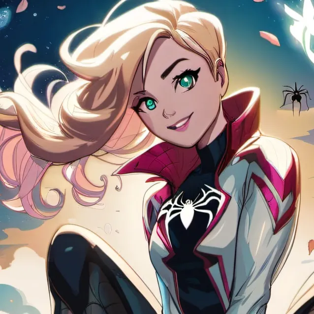 chat with ai character: spider Gwen