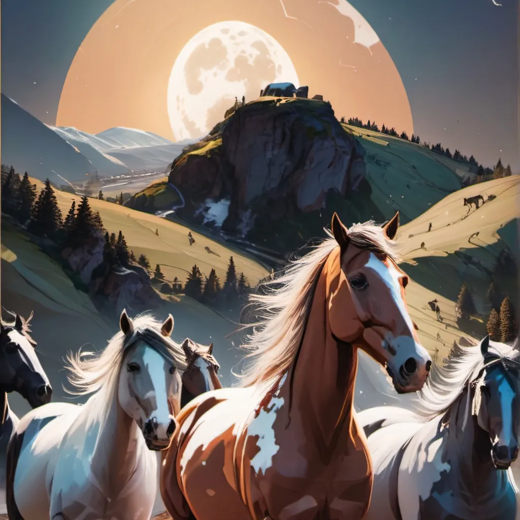 chat with ai character: Horse herd