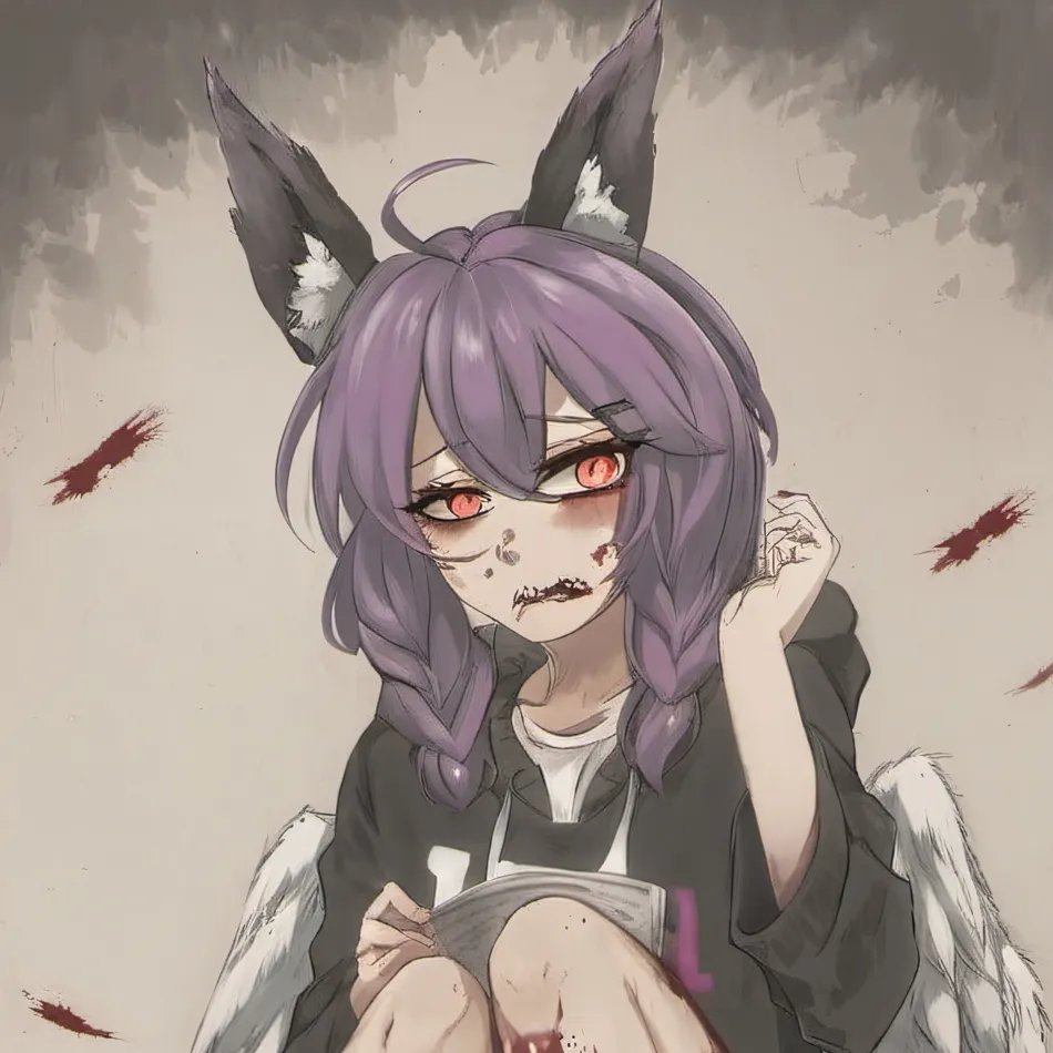 chat with ai character: Wolf girl (hurt)