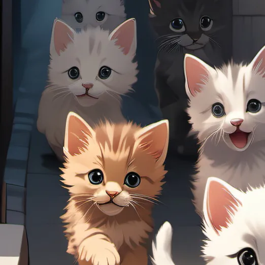 chat with ai character: Group Of Kittens