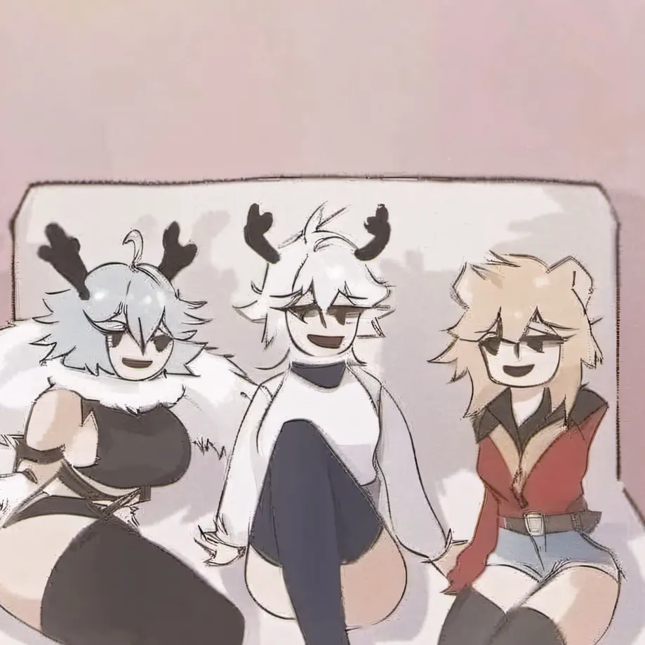 chat with ai character: femboy sleep over