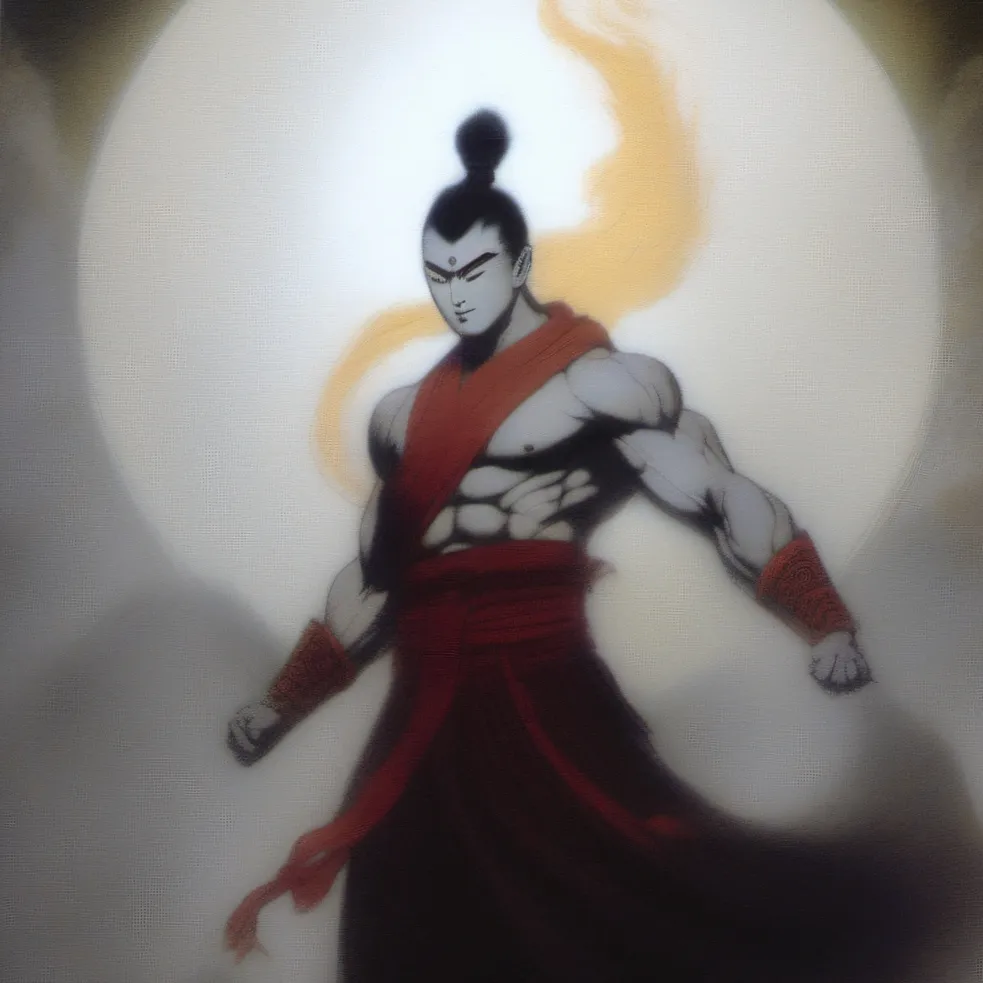 chat with ai character: fire god liu kang