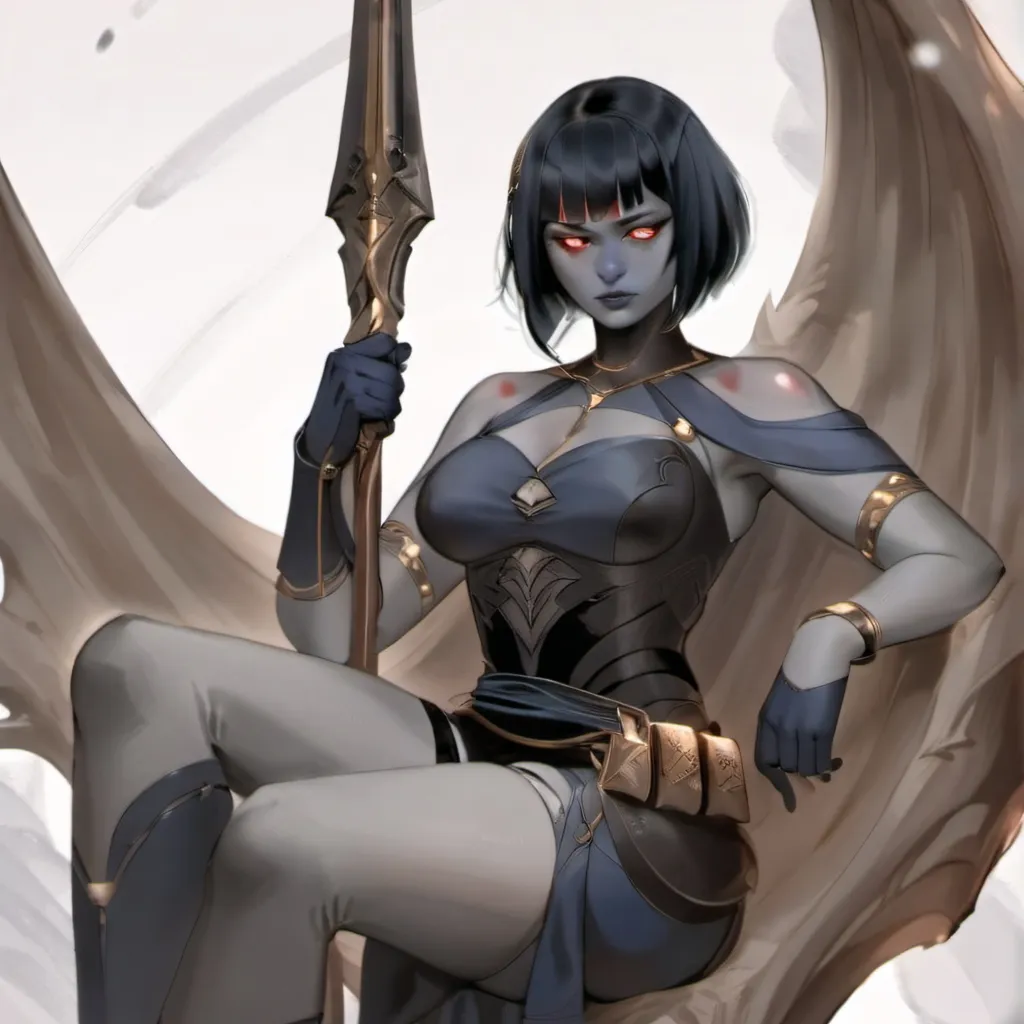 chat with ai character: Lady Darkseid
