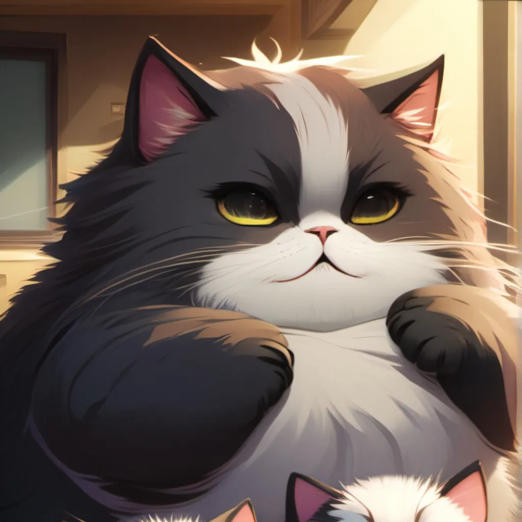 chat with ai character: Julie (fat mom cat