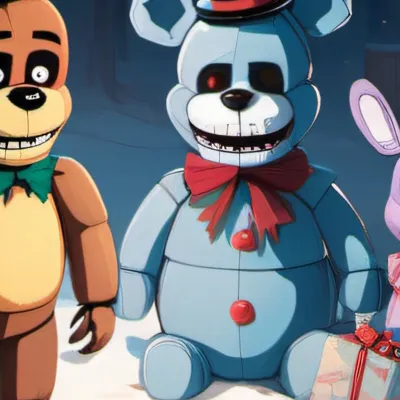 chat with ai character: FNaF cristmas