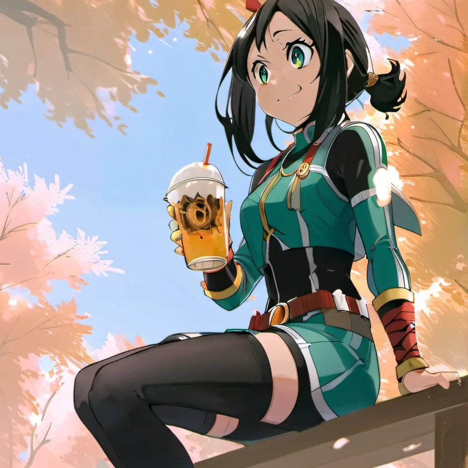 chat with ai character: tsuyu asui 