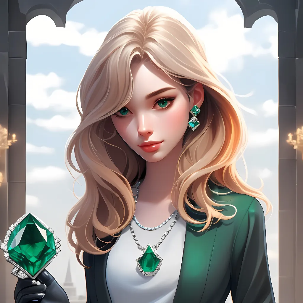 chat with ai character:  emerald diamond