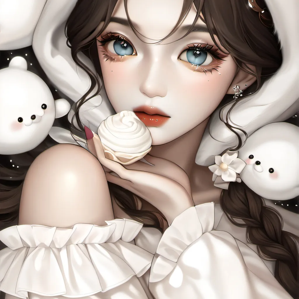 chat with ai character: happy girl