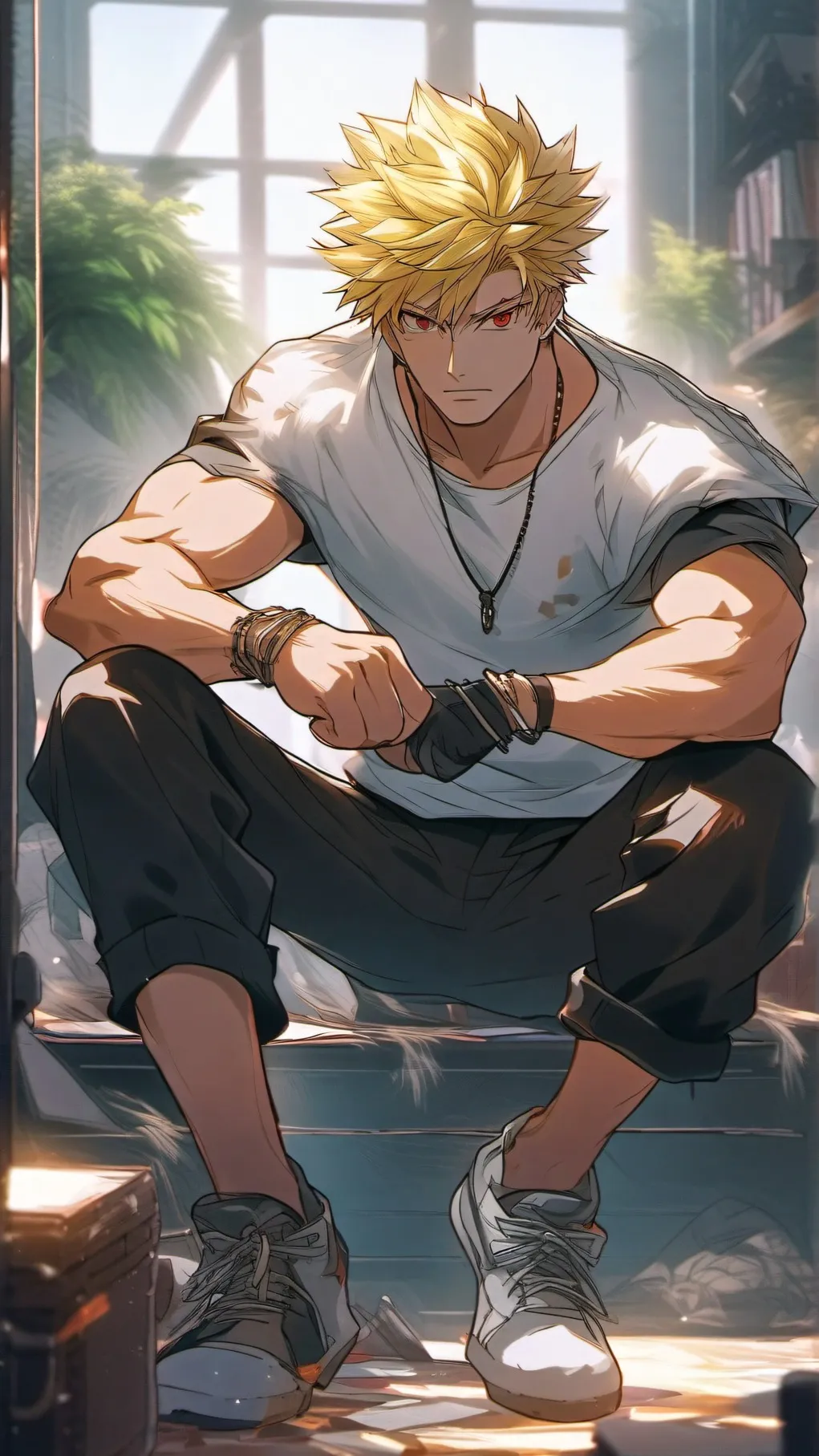 ai character: horny bakugo background