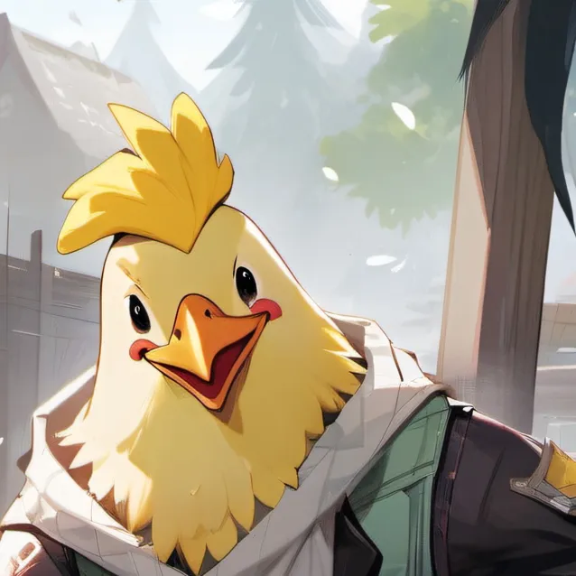 chat with ai character: kickin chicken 