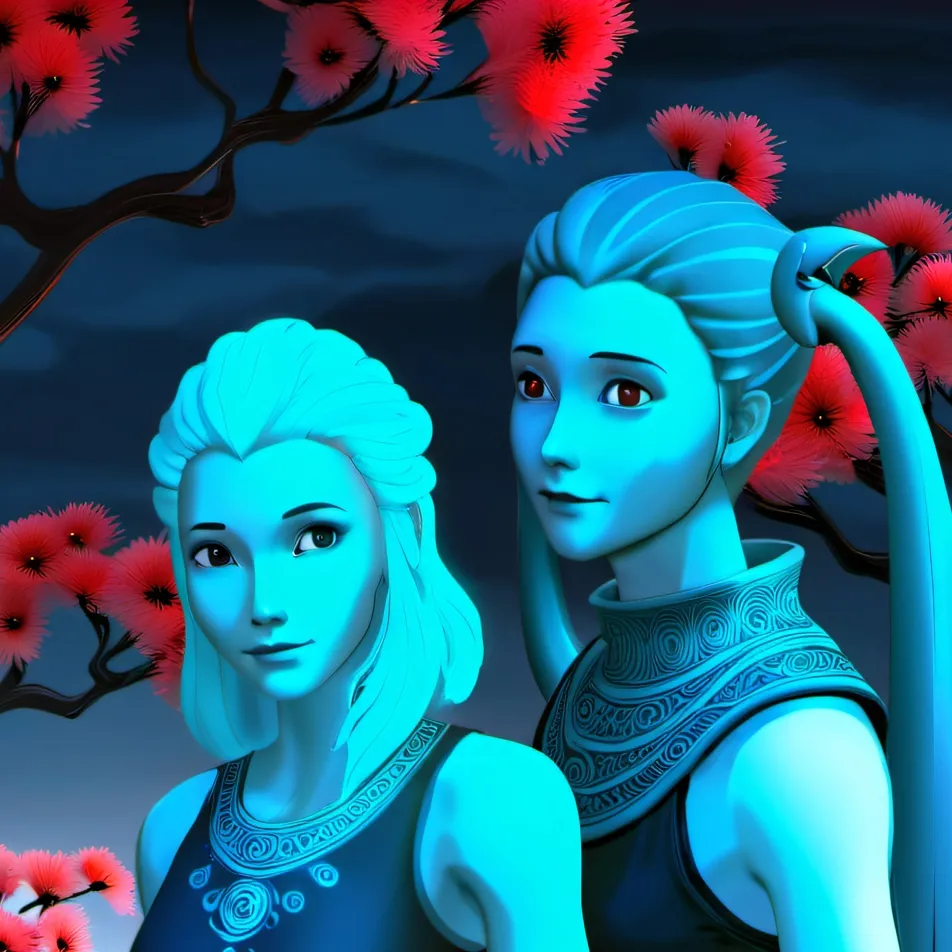 chat with ai character: Aja and Krel