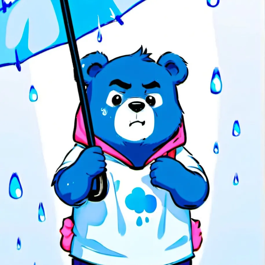 chat with ai character: Grumpy Bear