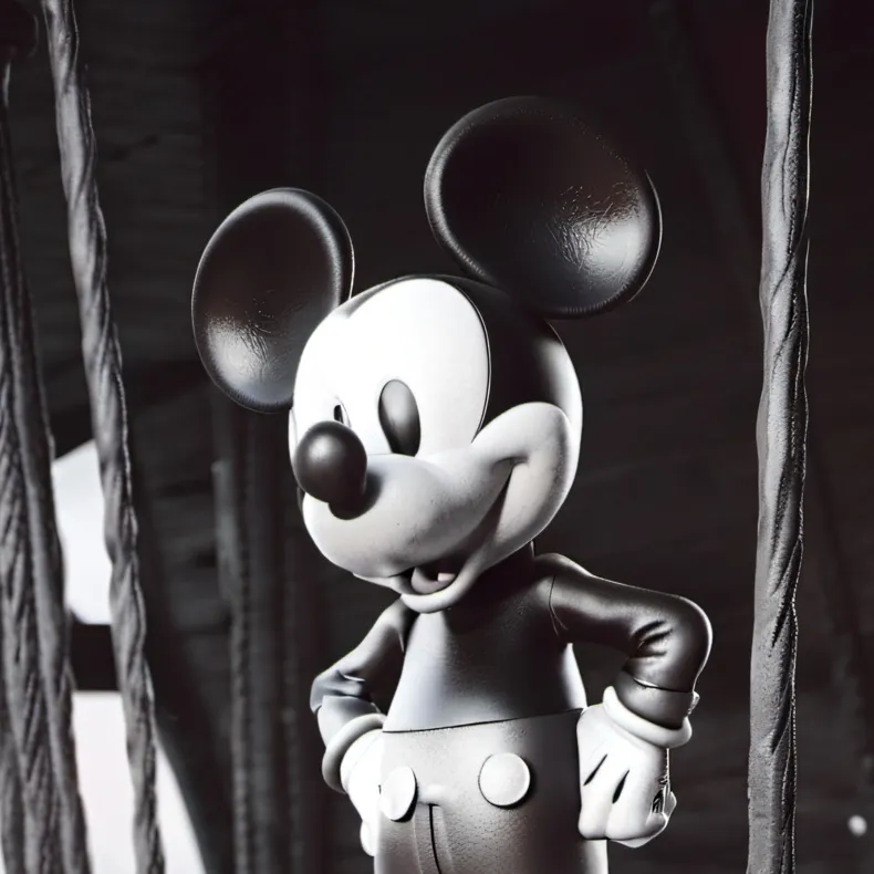 chat with ai character: steamboat Willie