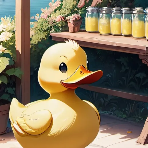 chat with ai character: duck 