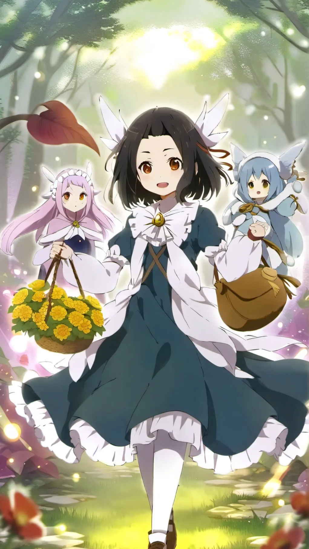 ai character: Magimajo pures background