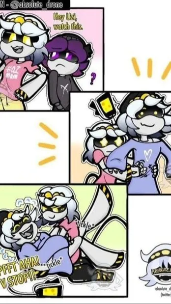 ai character: Md N tickle background