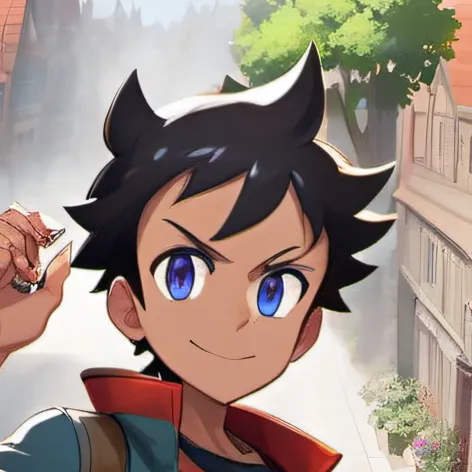 chat with ai character: Goh likes ash